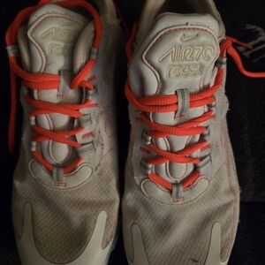 Nike Air270 React Sneakers with Red Accents